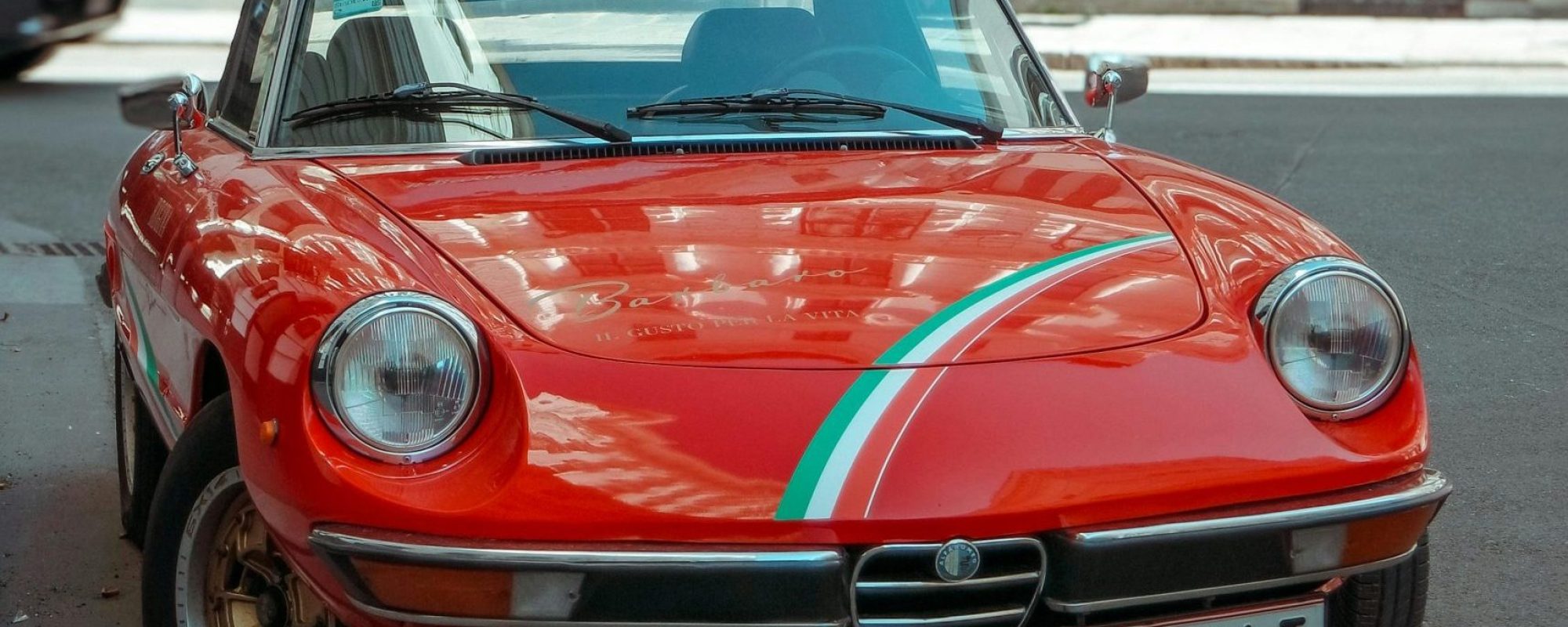 Red Alfa Romeo Spider